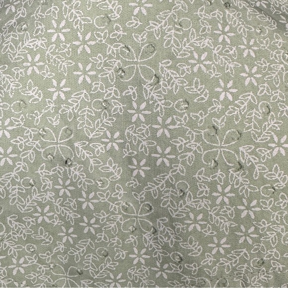 Western Back in the Saddle Mint Green Eyelet Shirt – Size M – 100% Cotton - Picture 11 of 14